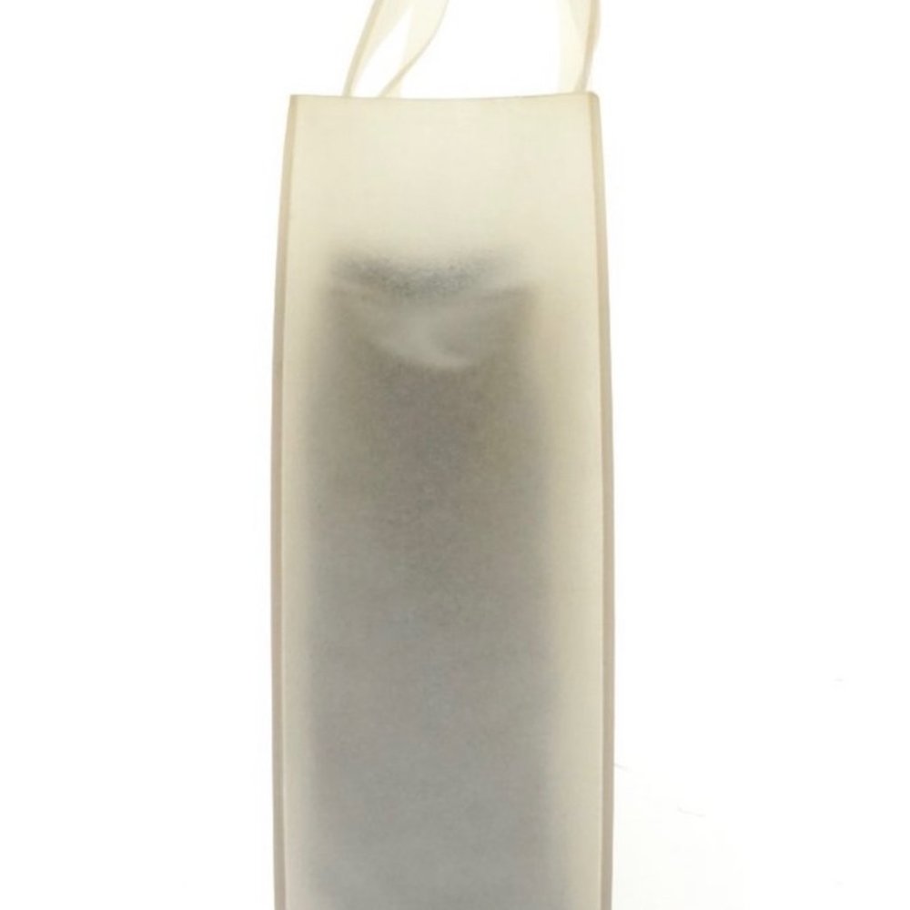 SALE! RARE - PREOWNED Chanel Silicone Gray Handbag - Picture 6 of 16